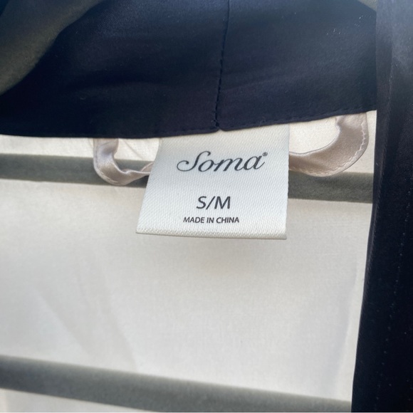 Soma Silk Kimono Robe sz S/M - Picture 6 of 6